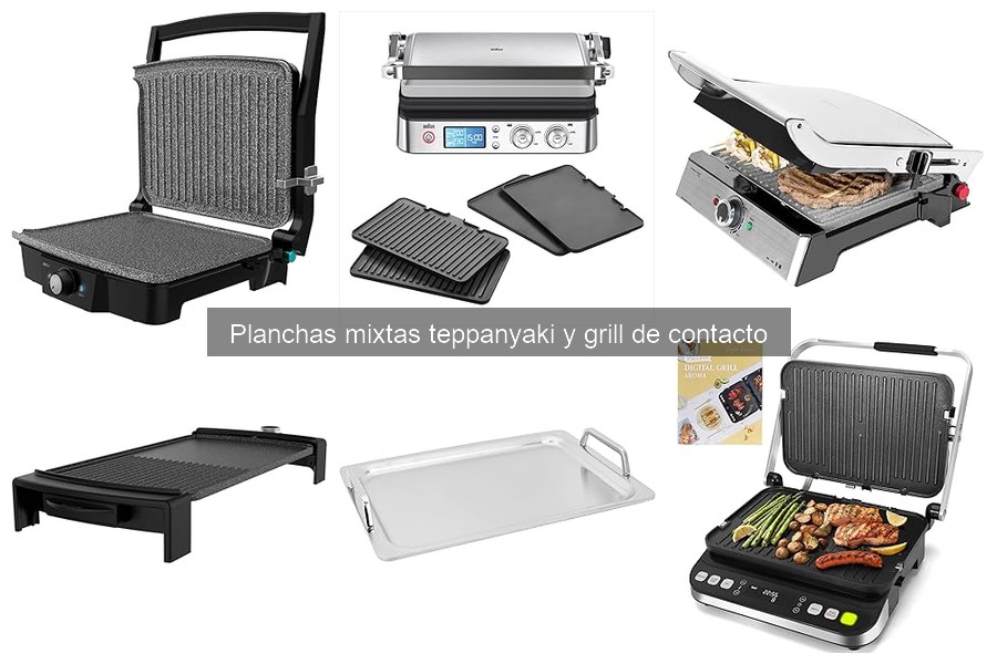 Mejores planchas mixtas teppanyaki para cocinar en casa