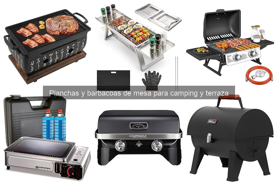 Mejores planchas y barbacoas de mesa para camping 2023