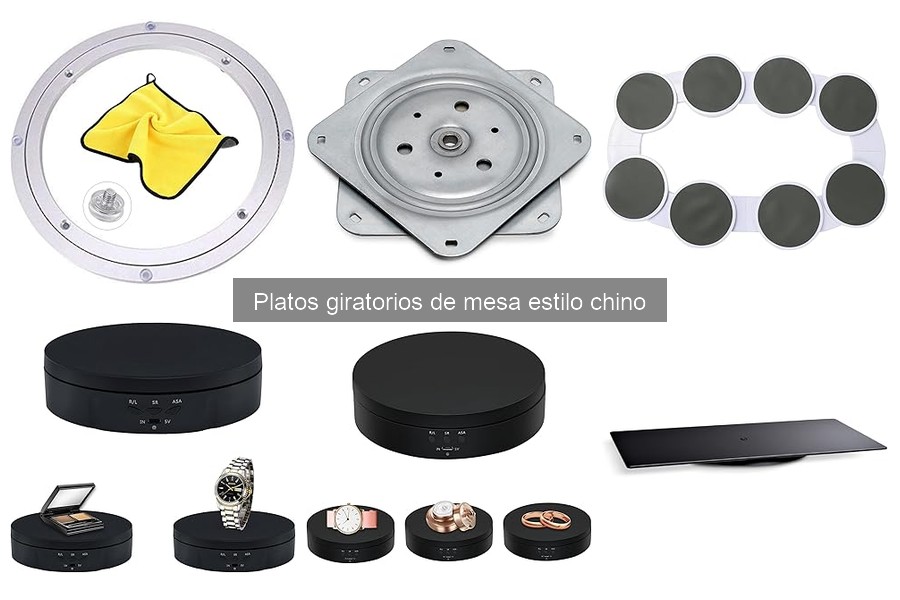 Mejores platos giratorios de mesa estilo chino en Amazon