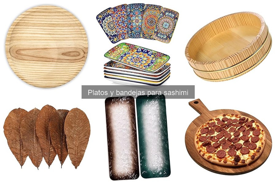 Mejores platos y bandejas para sashimi: marcas destacadas