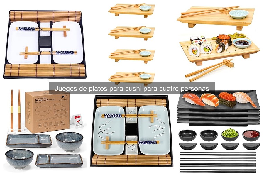 Mejores precios y dónde comprar juegos de platos para sushi