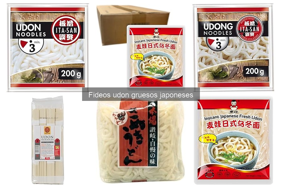 Mejores recetas con fideos udon gruesos para disfrutar en casa