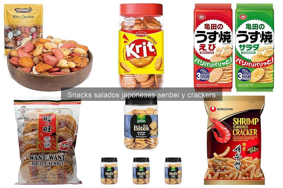 Mejores senbei sin gluten: opciones saludables para picar