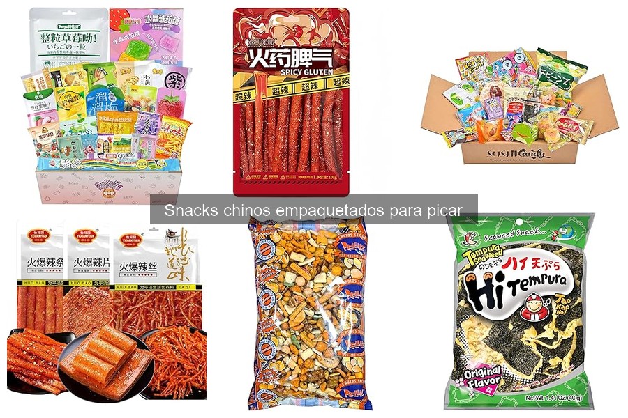 Mejores snacks chinos para fiestas y reuniones