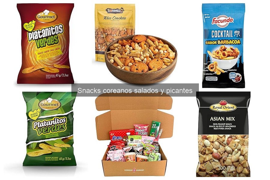 Mejores Snacks Coreanos Salados y Picantes: Comparativa