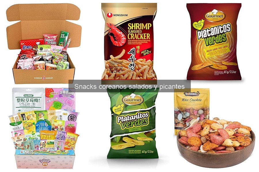 Mejores snacks coreanos salados y picantes para tus fiestas