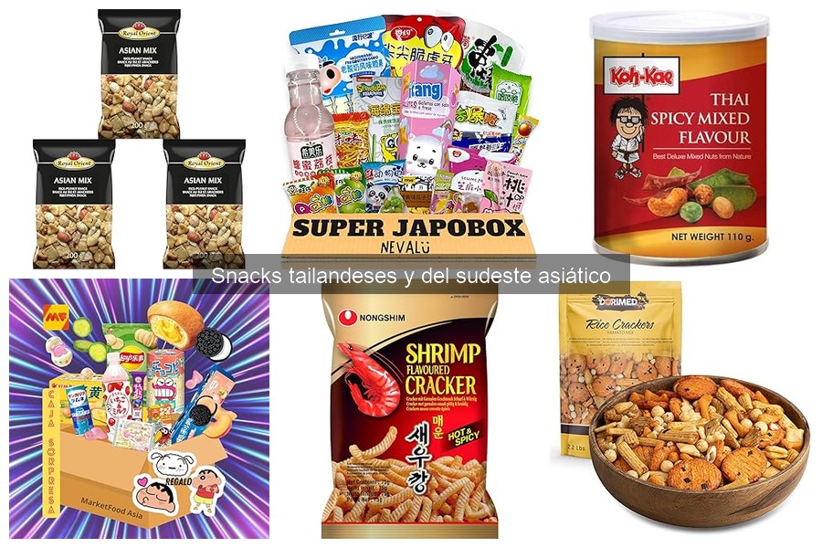 Mejores snacks tailandeses para comprar online en 2023