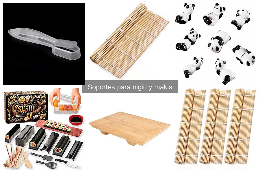 Mejores soportes para nigiri y makis para principiantes