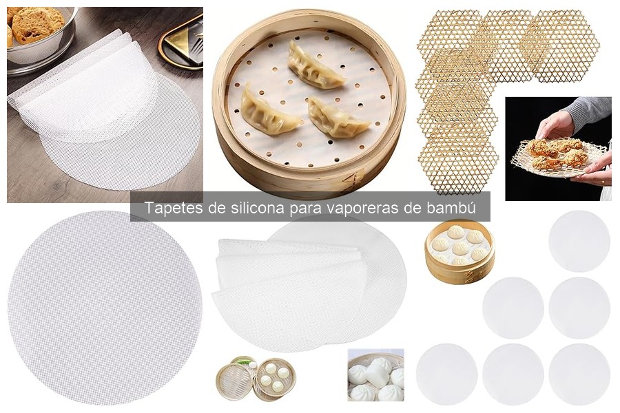 Mejores tapetes de silicona para vaporeras de bambú 2023
