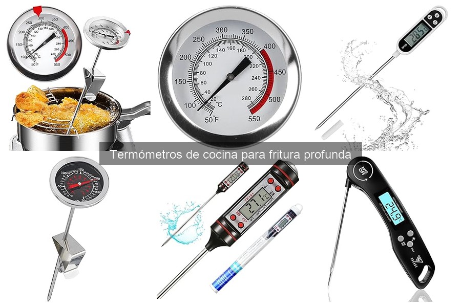 Mejores termómetros para fritura profunda: Reseñas y comparación