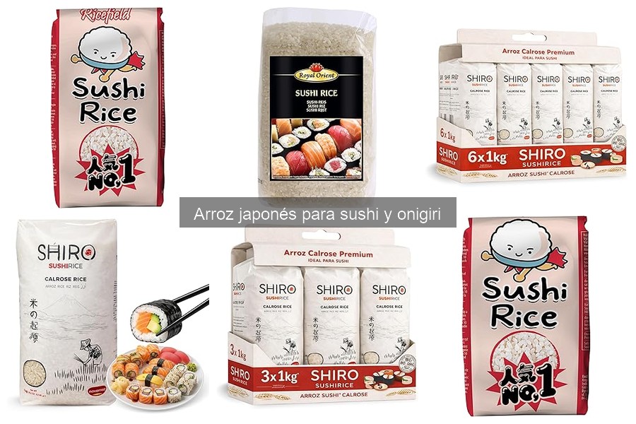Mejores tiendas en línea para comprar arroz japonés para sushi