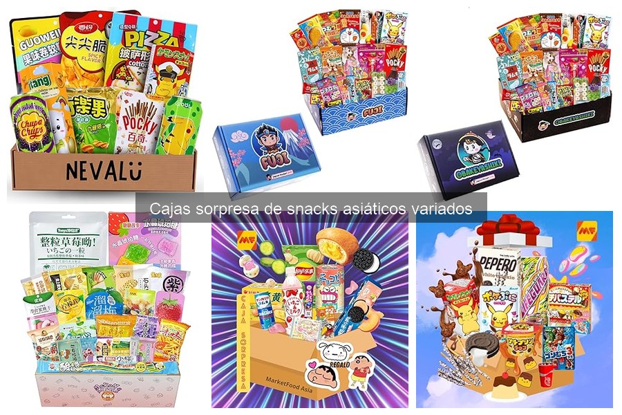 Mejores tiendas online para cajas sorpresa de snacks asiáticos
