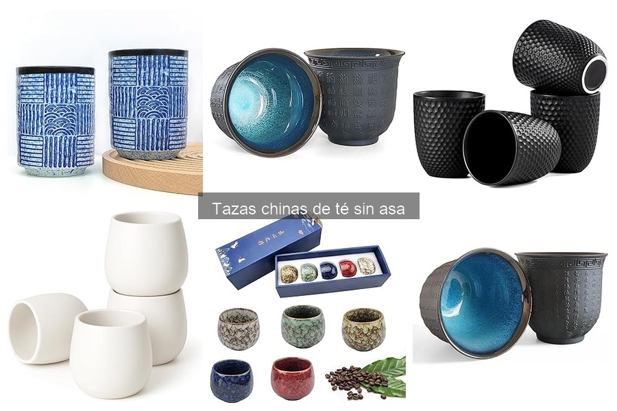 Mejores tiendas online para comprar tazas chinas de té sin asa