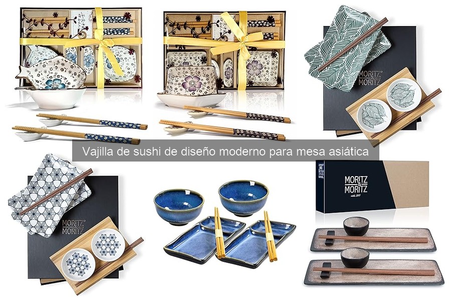 Mejores vajillas de sushi para cenas formales