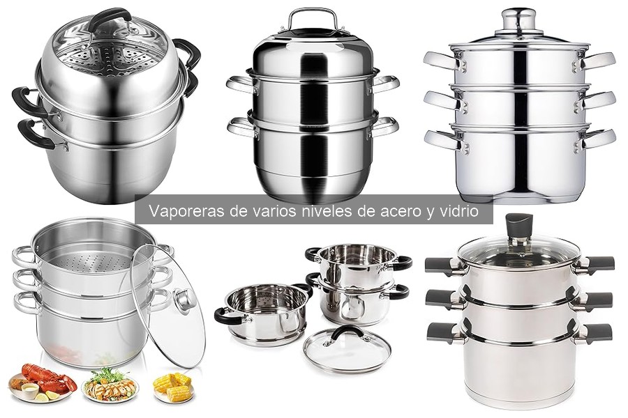Mejores Vaporeras de Acero y Vidrio para Cocinar al Vapor