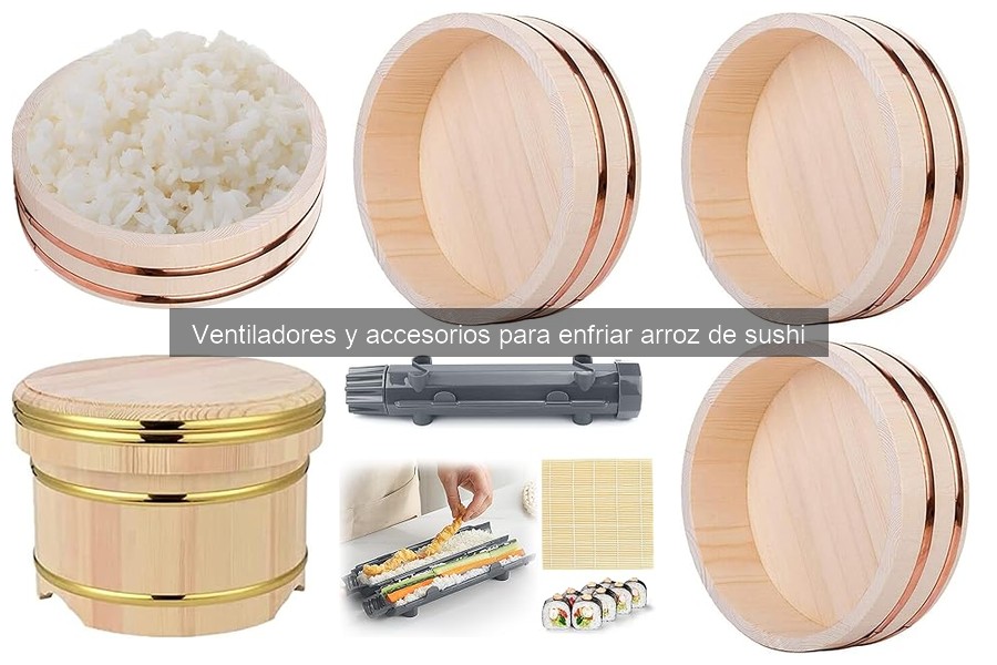 Mejores ventiladores para enfriar arroz de sushi en casa