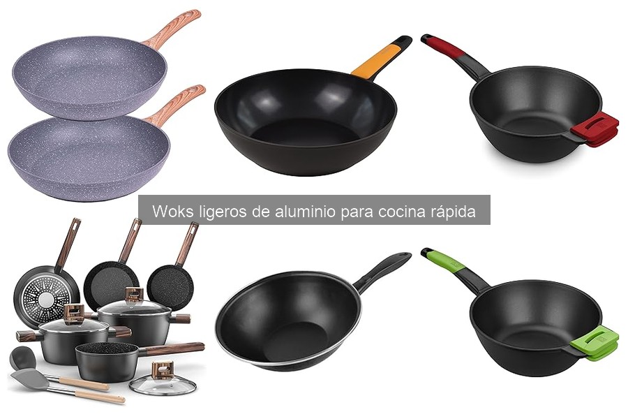 Mejores woks de aluminio para cocinar rápido en casa