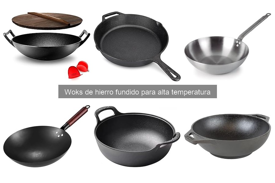Mejores woks de hierro fundido a buen precio online