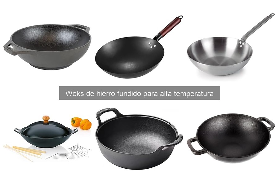 Mejores woks de hierro fundido para principiantes en 2023