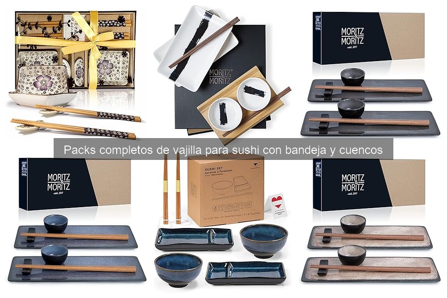 ¿Necesitas un pack de vajilla para sushi? Descúbrelo aquí