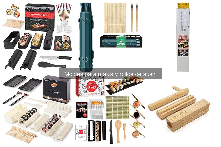 Ofertas en moldes para makis y sushi: ¡Aprovecha los descuentos!