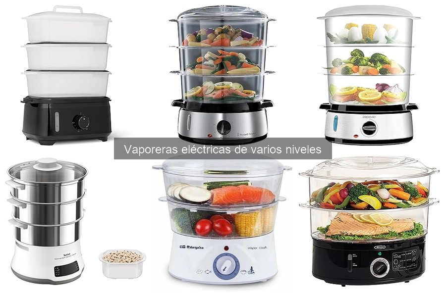 Ofertas en Vaporeras Eléctricas de Varios Niveles - ¡Aprovecha!