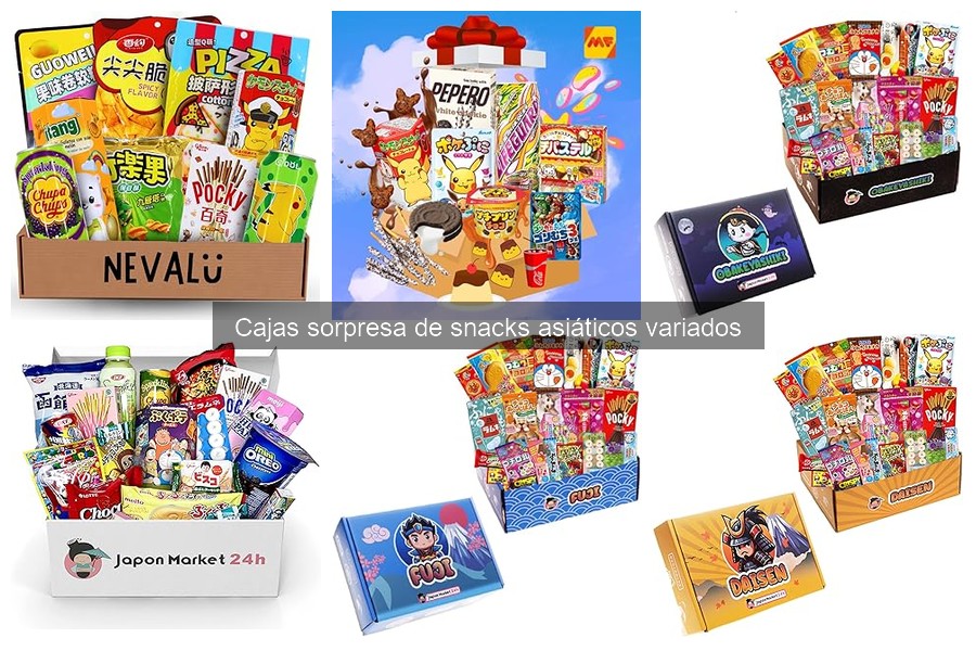 Ofertas y Precios de Cajas Sorpresa de Snacks Asiáticos