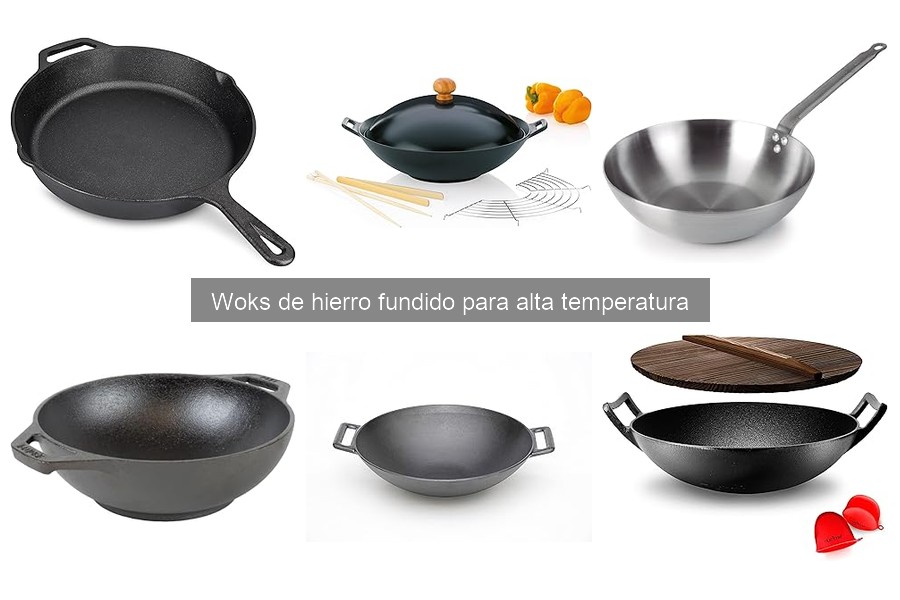 Ofertas y precios de woks de hierro fundido en Amazon