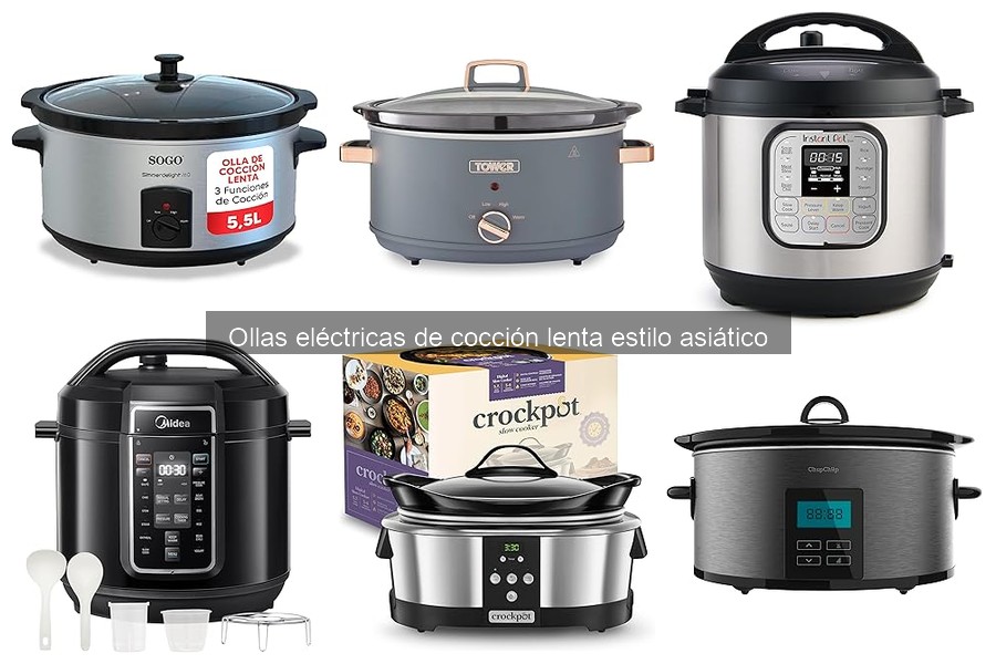 Ollas eléctricas de cocción lenta estilo asiático: características y funciones