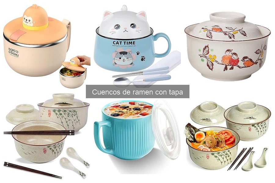Opiniones de cuencos de ramen con tapa: Guía para elegir