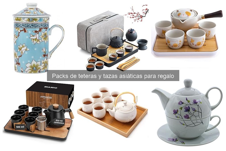 Opiniones de usuarios sobre packs de teteras y tazas asiáticas