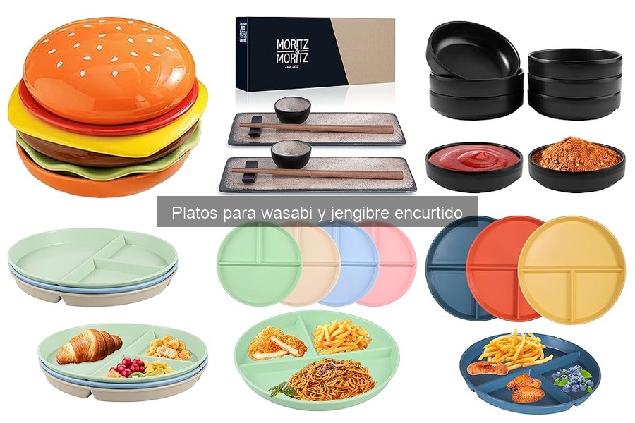 Opiniones de usuarios sobre platos para wasabi y jengibre