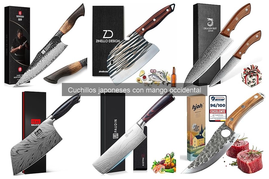 Opiniones sobre cuchillos japoneses con mango occidental