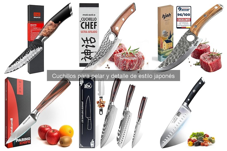 Opiniones sobre cuchillos para pelar japoneses: ¿Cuál elegir?