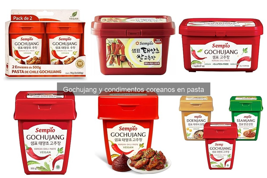 Opiniones sobre el gochujang de marcas populares para cocinar