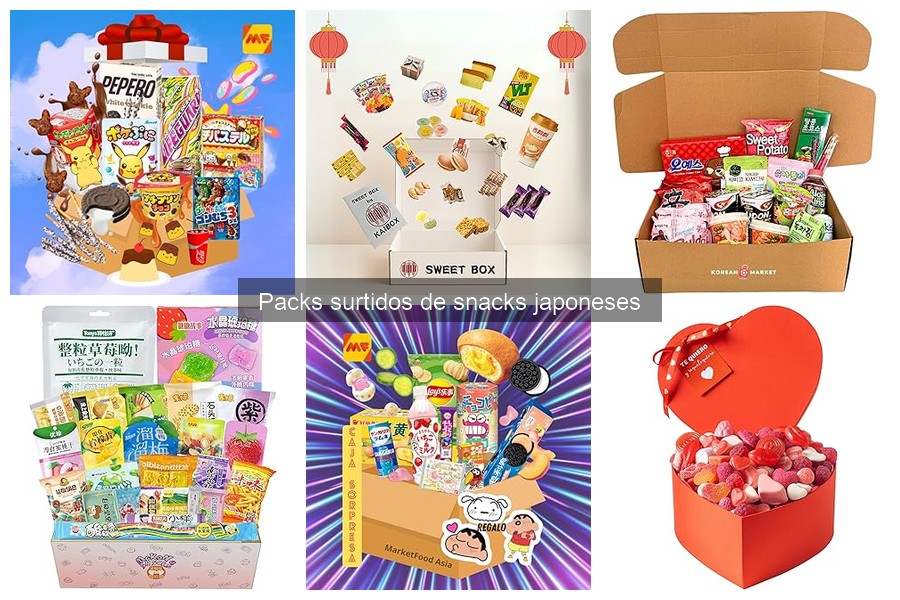 Opiniones sobre packs surtidos de snacks japoneses