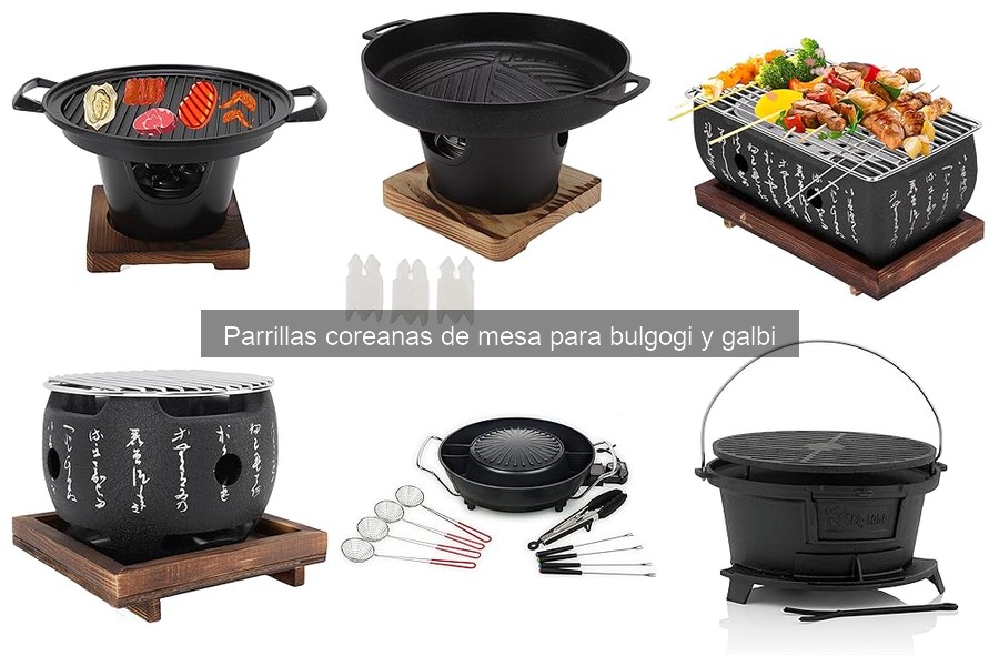 Opiniones sobre parrillas coreanas de mesa populares