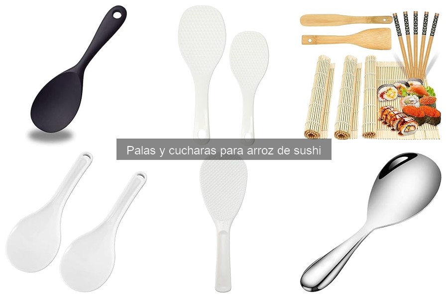 Palas y cucharas para arroz de sushi: Guía para principiantes