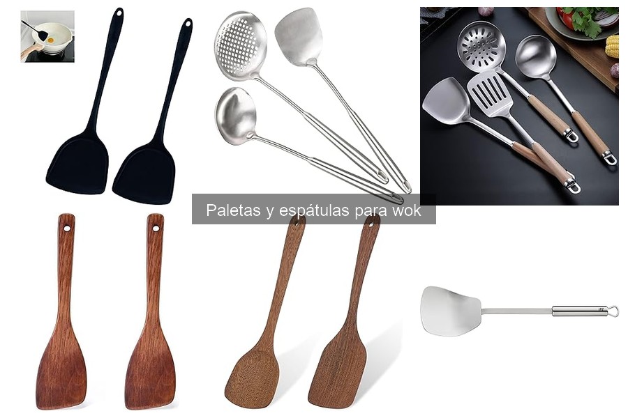 Paletas y espátulas para wok: lo que necesitas saber
