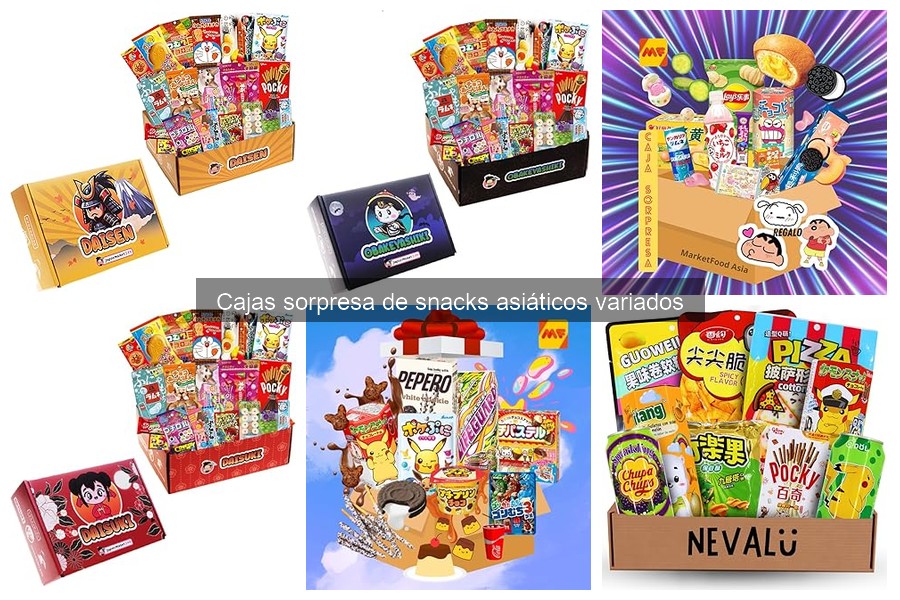 Personaliza tu caja sorpresa de snacks asiáticos