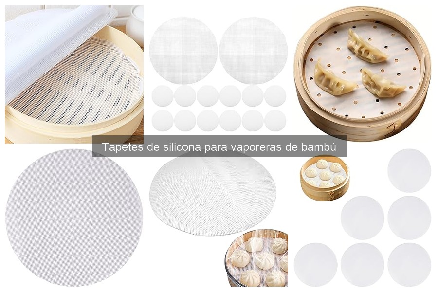 Precios de tapetes de silicona para vaporeras de bambú