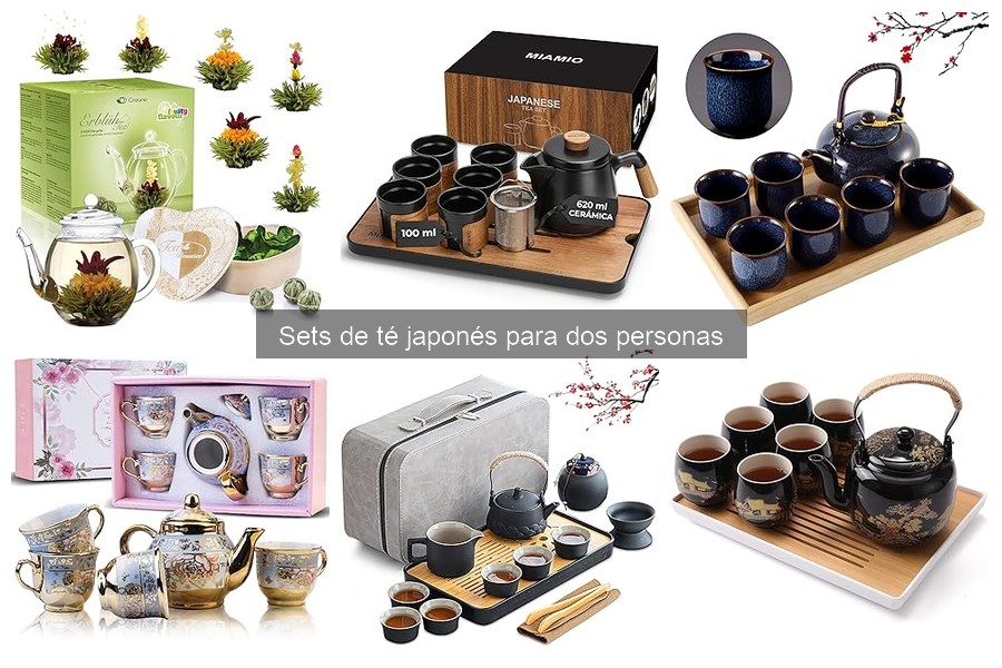 Precios promedio de sets de té japonés para dos personas