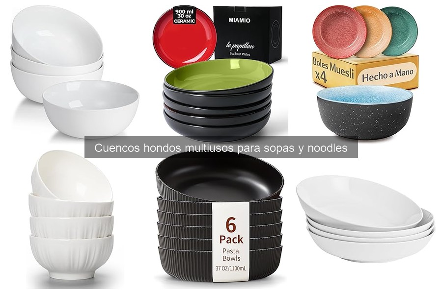 Precios y Dónde Comprar Cuencos Hondos para Sushi y Ramen