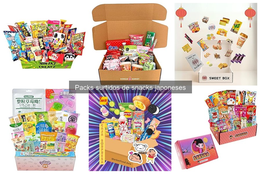 Preguntas Frecuentes sobre Packs Surtidos de Snacks Japoneses