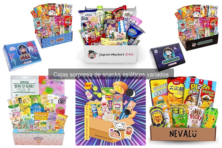 Problemas comunes al recibir cajas sorpresa de snacks asiáticos