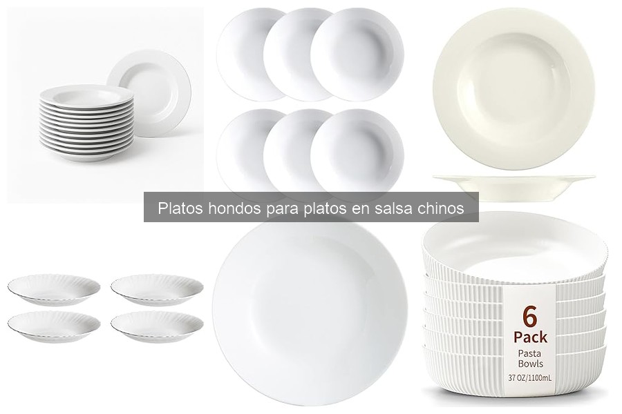 Problemas comunes al usar platos hondos para salsas