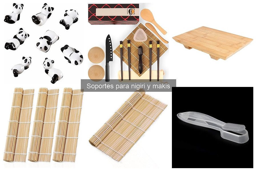 Problemas comunes al usar soportes para nigiri y makis