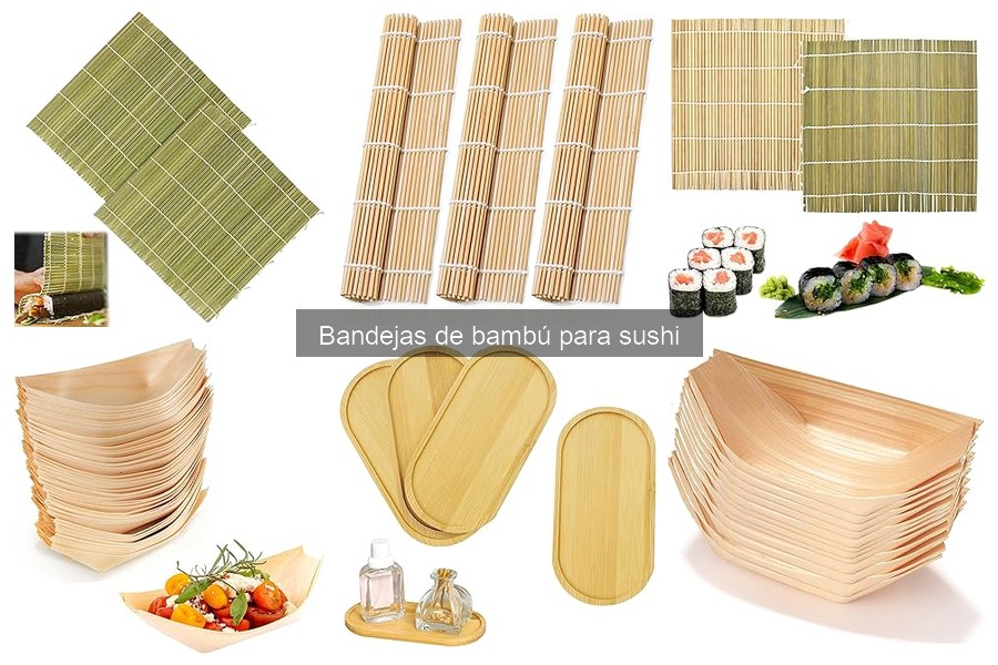 Problemas comunes con bandejas de bambú para sushi y soluciones
