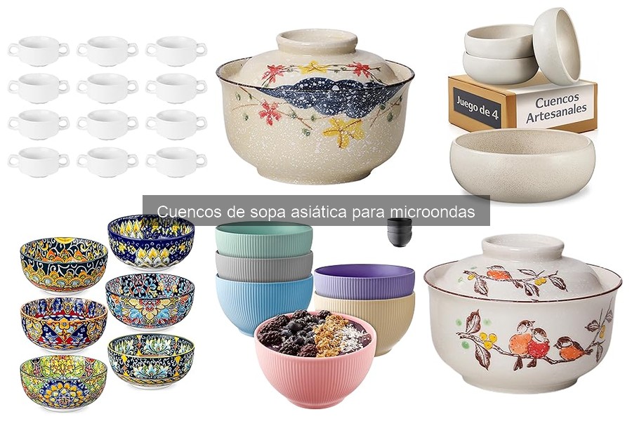 Problemas comunes con cuencos de sopa en el microondas