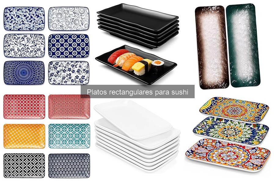 Problemas comunes con platos rectangulares para sushi